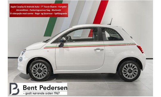 Fiat 500 Lusso 1,0 Mild Hybrid 70HK Limited Edition - PRIVAT LEASING - INCL. SERVICE