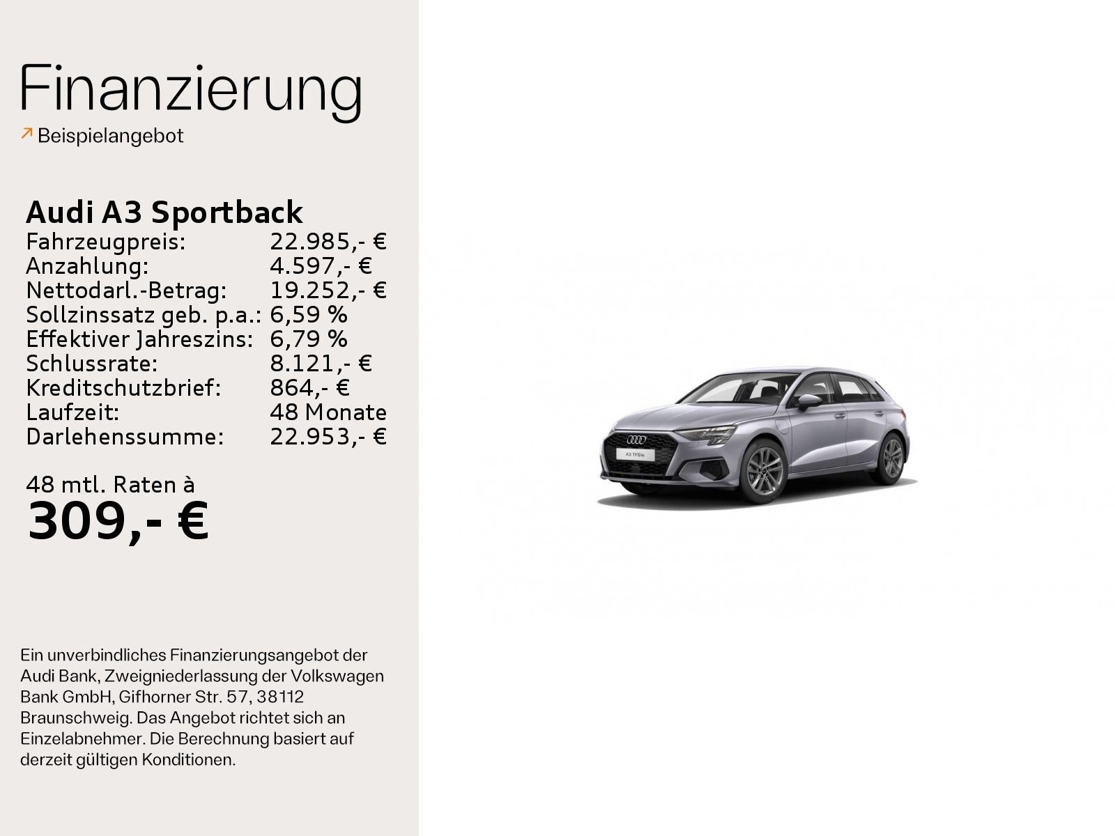 Audi A3 Sportback 40 TFSIe LED*ACC*VIRTUAL*NAVI+*PDC+